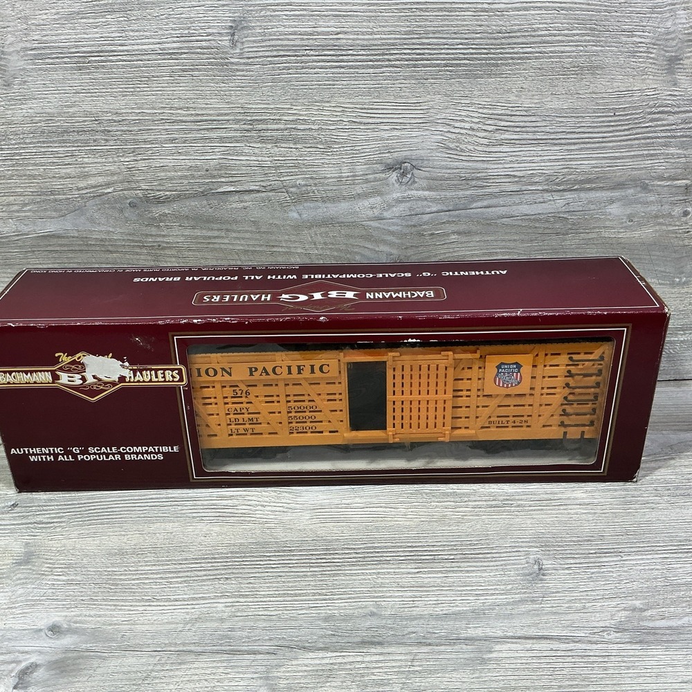 Bachmann Big Haulers 98101 Union Pacific Stock Car G Scale New in Box NEW IN BOX